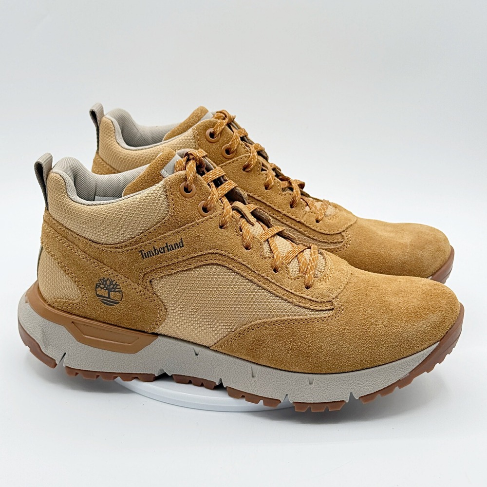 Timberland Voyager Park Mid Hiker Size 9 Mens Wheat Suede - NEW